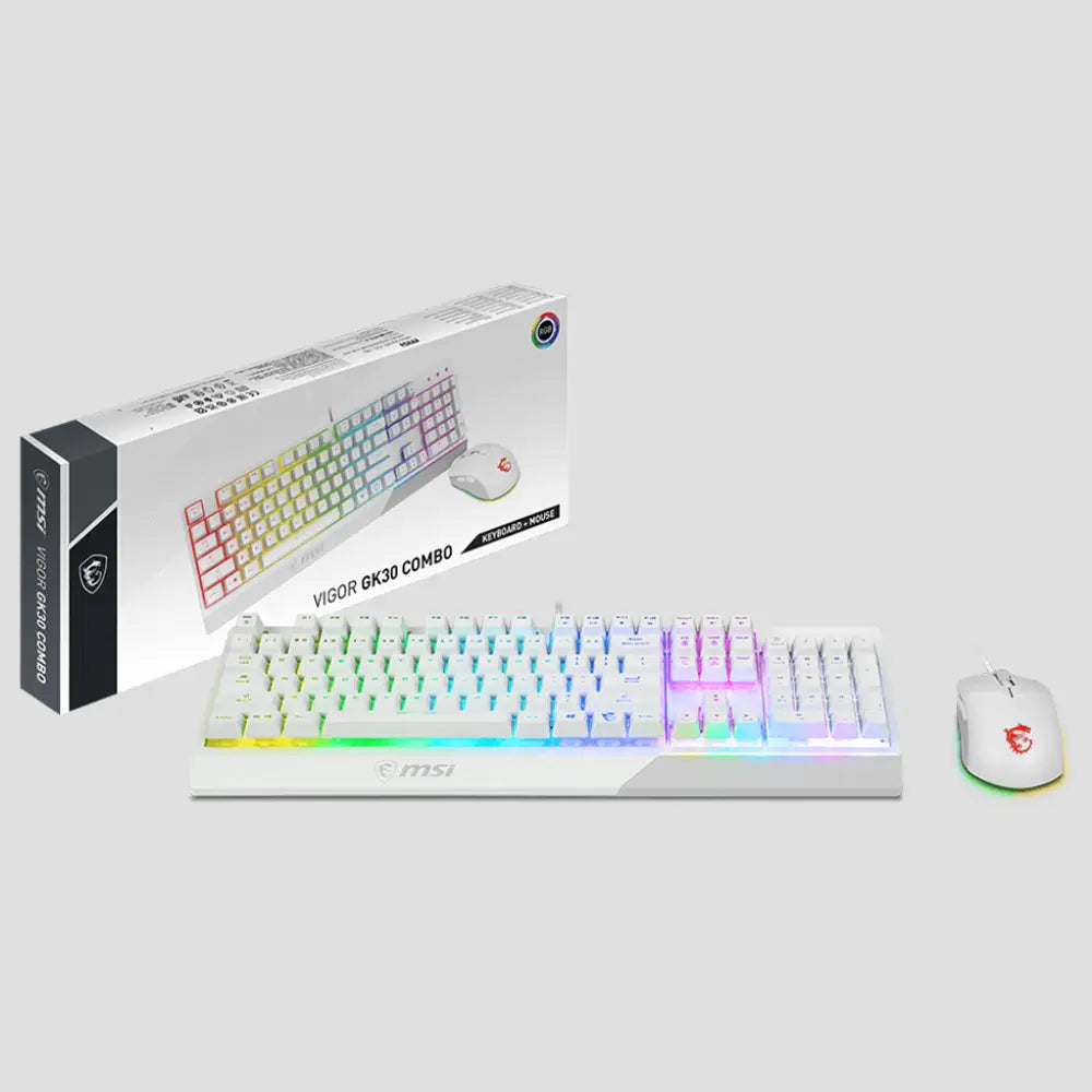 MSI VIGOR GK30 COMBO Filaire Overcore