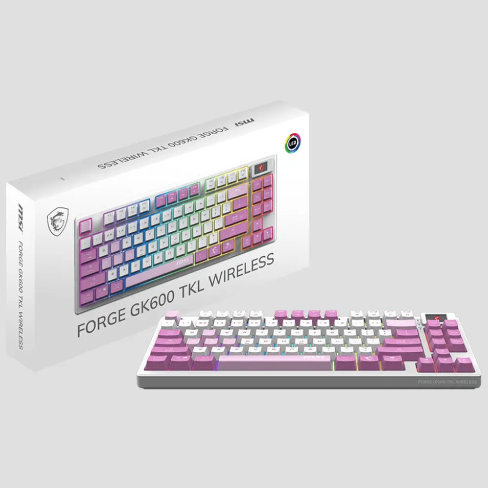 MSI FORGE GK600 Wireless (Violet) Overcore