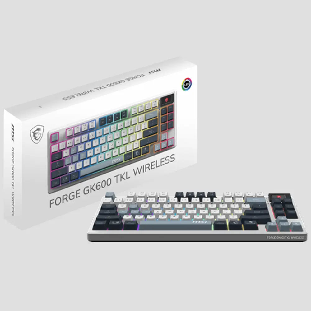 MSI FORGE GK 600 WIRELESS (SKY) - Overcore