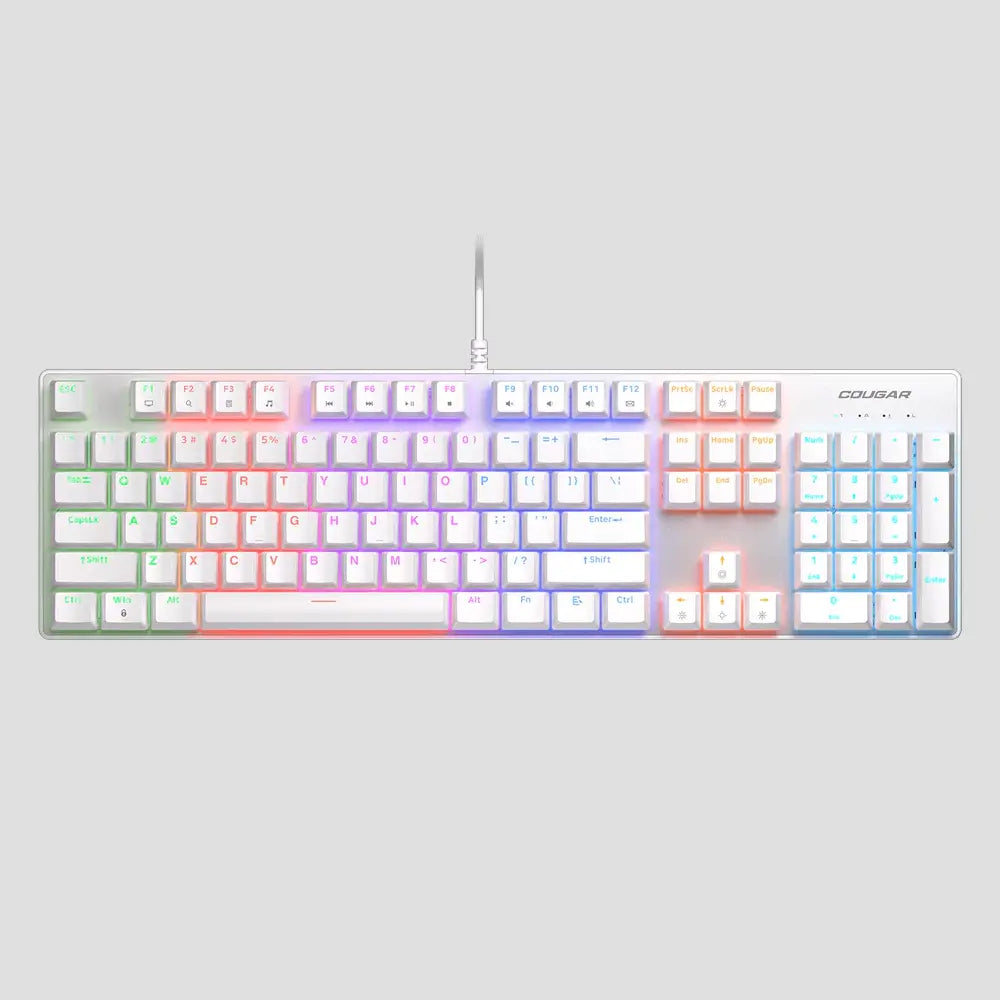Cougar Ultimus EX Blanc filaire Overcore
