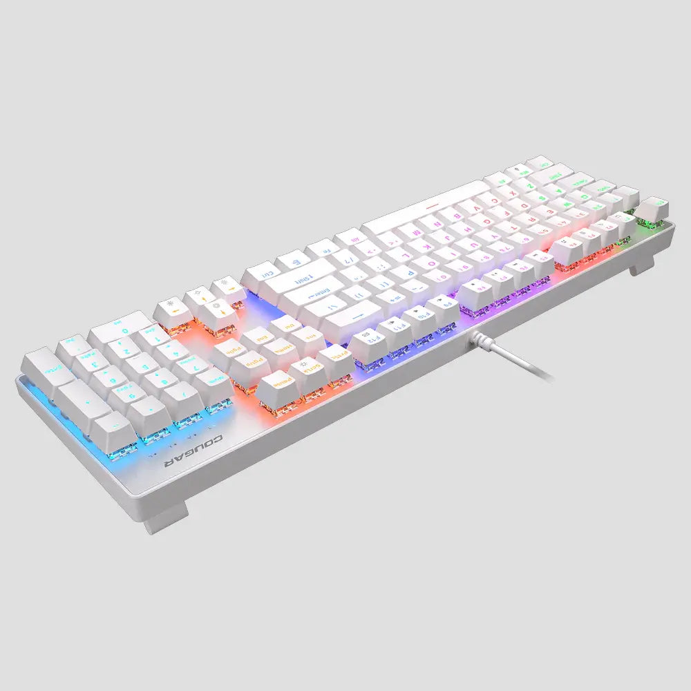 Cougar Ultimus EX Blanc filaire Overcore